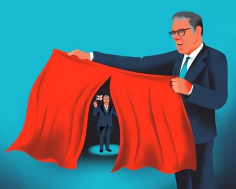 It's Come to This: Keir Starmer Currently Acts as Just the Warm-Up Act for Reform UK's Leader